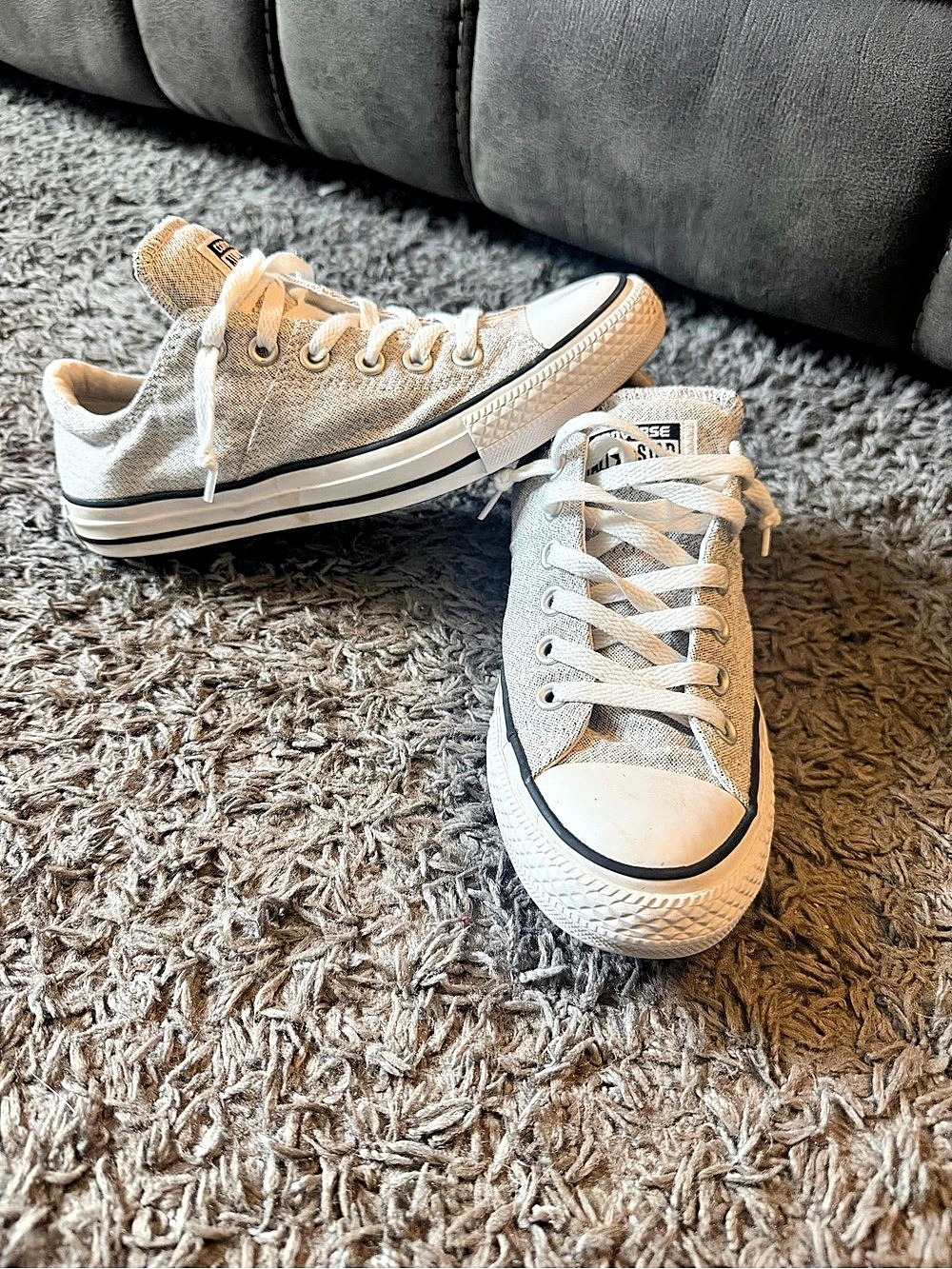 Converse Chuck Taylor All Star Madison Low Top Gray Sneakers US 8